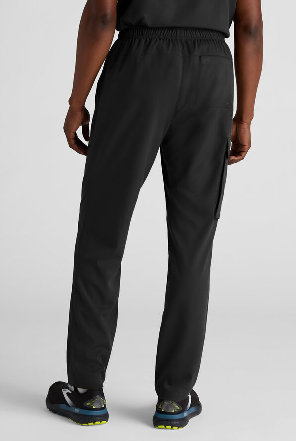 Pantal&oacute;n m&eacute;dico Grey's Anatomy&trade; by Barco Emerge Nolan STRETCH estilo cargo con 3 bolsillos para hombre - Black - 2