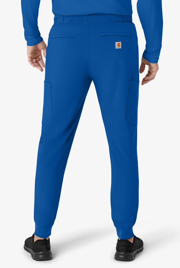 Carhartt Cross-Flex Men's 7-Pocket STRETCH Cargo Jogger Scrub Pants - Royal - 2