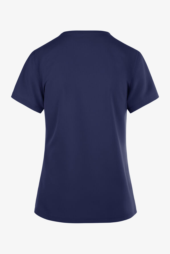 Dickies EDS NXT Women's 1- Pocket Tuck In Henley Scrub Top - Navy - 2