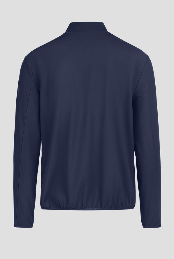 Infinity PURSUIT Men's 3-Pocket STRETCH Front Zip Warm-Up Scrub Jacket - Navy - 2