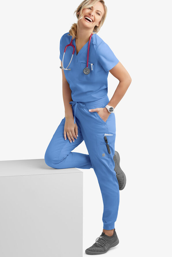 UA ButterSoft STRETCH Scrubs One Pocket Scrub Top, Nursing Scrubs