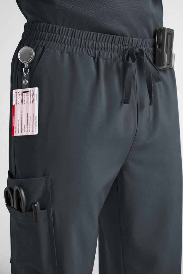 Easy STRETCH Men&rsquo;s 10-Pocket Scrub Pant - Pewter - 6