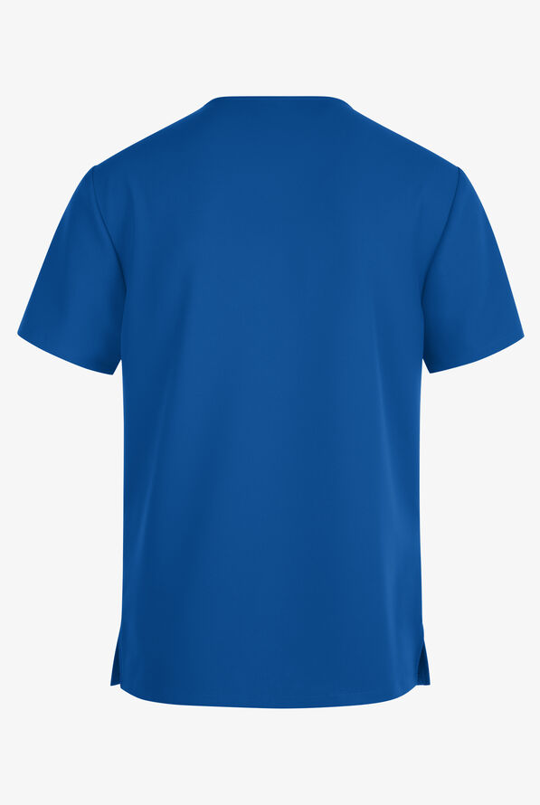 Cherokee Workwear Originals Ultra Men's 2-Pocket V-Neck Scrub Top - Royal - 2