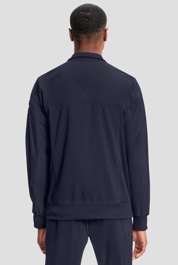 Chaqueta m&eacute;dica Cherokee Infinity con cremallera y 5 bolsillos para hombre - Navy - 4