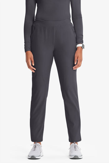 Pantal&oacute;n m&eacute;dico Infinity GNR8 STRETCH estilo cargo con aberturas en los tobillos y 5 bolsillos para mujer