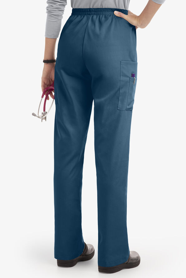 Pantal&oacute;n m&eacute;dico UA Best Buy Tall con piernas rectas y 3 bolsillos para mujer - Caribbean Blue - 2