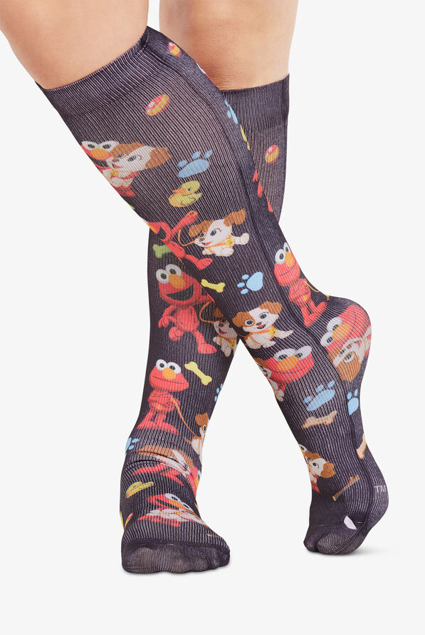 Tooniforms Fur Ever Friends Women's 8-15 mmHg Light Compression Socks - null - 1