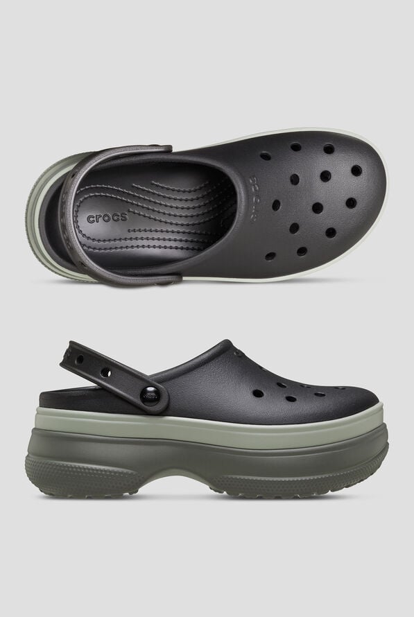 Crocs&trade; Women's Black Classic Stacked Clog - null - 1
