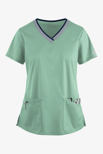 Butter-Soft STRETCH Women's 4-Pocket Active Rounded V-Neck Scrub Top
