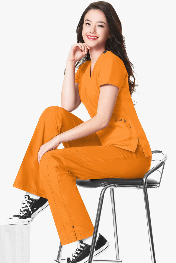 WonderWink WonderFLEX Faith Boot Cut Scrub Pants Cargo Scrub Pants