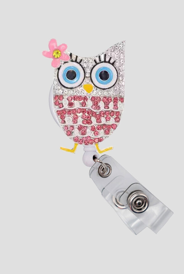 Outside the Box Sparkle Owl ID Badge Holder - null - 1