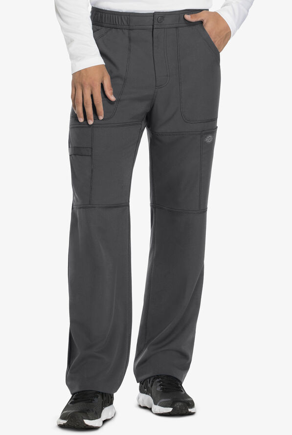 Pantalón médico Dickies Dynamix STRETCH con cordón ajustable y 6 bolsillos para hombre - Pewter - 1