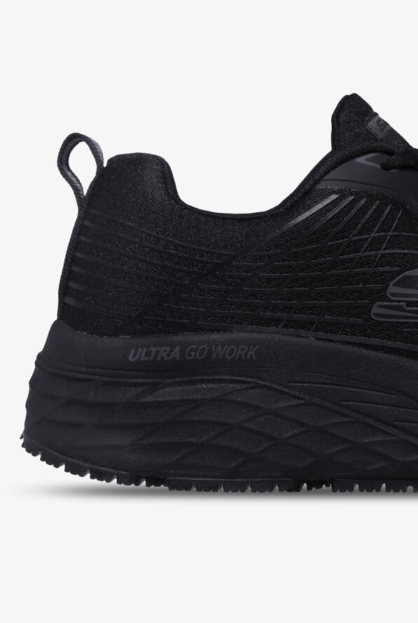 Skechers Work Men's Max Cushioning Elite SR Athletic Lace Up Shoes - Black - 2