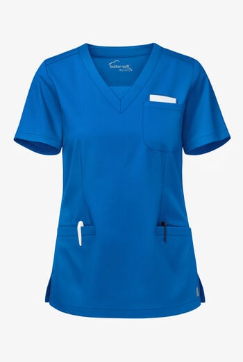 Butter-Soft STRETCH Women's 3-Pocket Welt V-Neck Scrub Top