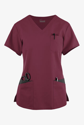 Butter-Soft Originals Women's 7-Pocket Rounded V-Neck Scrub Top