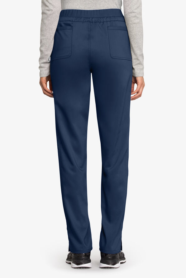 Cherokee Workwear Revolution Women's 5-Pocket STRETCH Drawstring Cargo Scrub Pants - Navy - 2