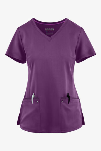 Healing Hands Purple Label Juliet Women's 2-Pocket STRETCH Princess Seam Scrub Top