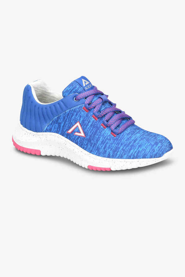 Zapatillas deportivas de enfermer&iacute;a Nurse Mates Align Elin Navy/Fuchsia con cordones para mujer - null - 3