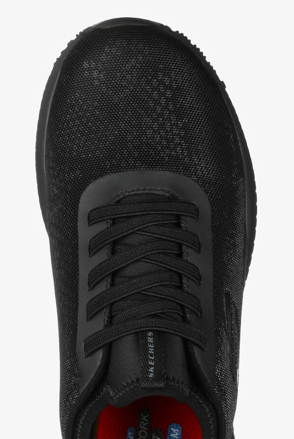 Skechers Work Women's Squad Glistle Black Athletic Slip On Shoes - Black - 2