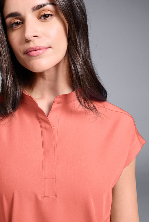 Blusa m&eacute;dica Hypothesis Meta de talla holgada con mangas dolm&aacute;n para mujer - Thermal Coral - 5