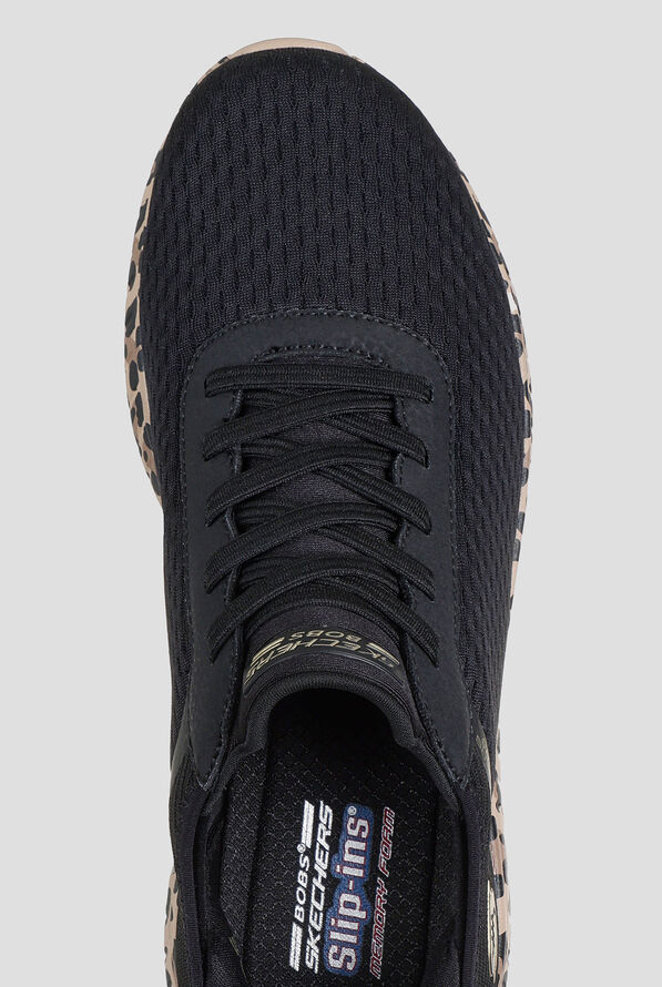 Skechers Bobs Sport Women's Slip Ins Bungee Knit Leopard Sneaker - null - 2