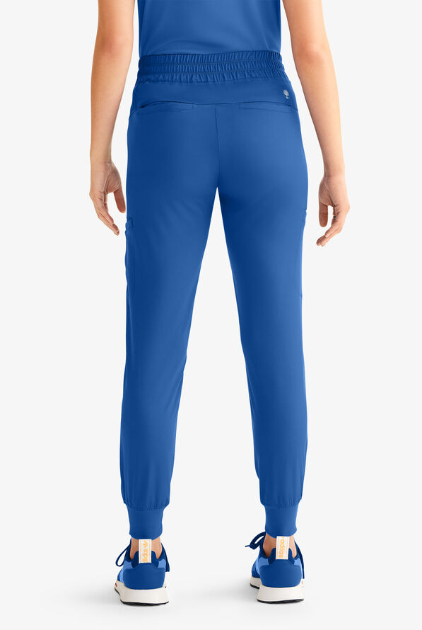 HH Works by Healing Hands Rhea Women's 6-Pocket STRETCH Cargo Jogger Scrub Pants - Royal - 3