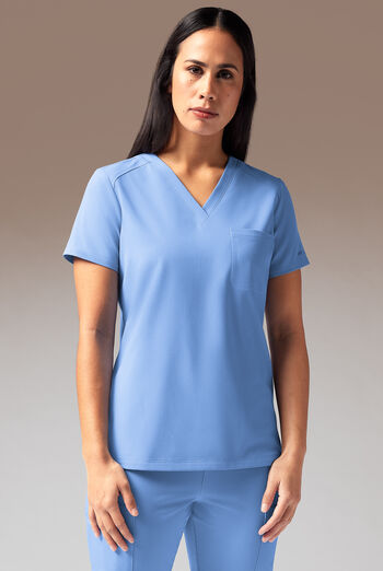 Hypothesis Meta-Base Women’s Single Pocket V-Neck Tuck In/Wear Out Scrub Top