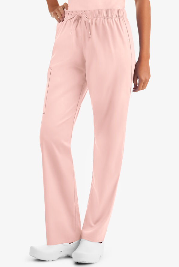 Strictly Scrubs STRETCH Women's 4-Pocket Scrub Set - Light Pink - 2