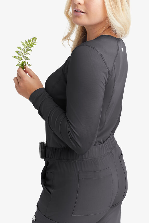 Butter-Soft Women's 13-Pocket Cargo Scrub Pants **Slightly IRREGULAR**&nbsp; - Petite - Pewter - 5