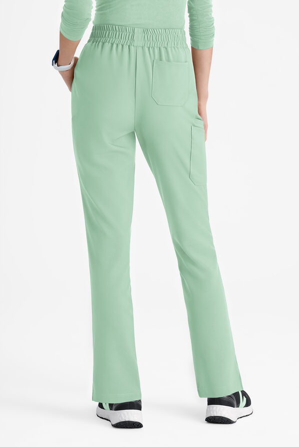 Grey's Anatomy by Barco Evolve STRETCH Cosmo Women's 6-Pocket Cargo Scrub Pants - Soft Melon - 3