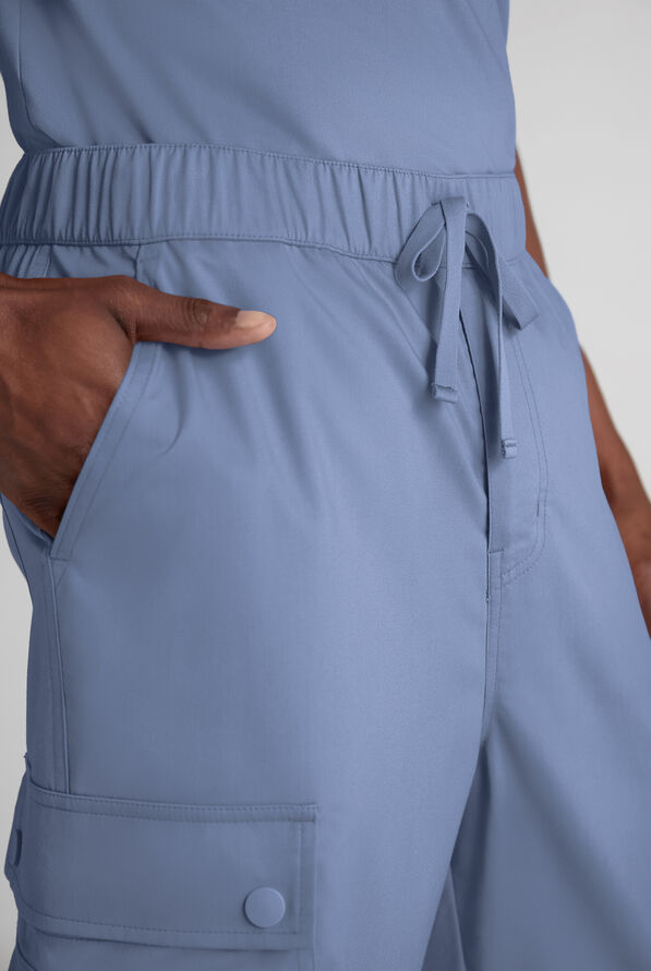Advantage STRETCH Men's 10-Pocket Cargo Scrub Pant - Ceil Blue - 4