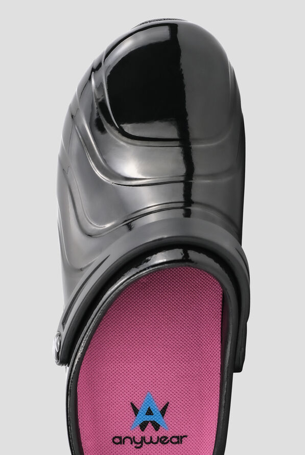 Anywear Women's Zone Sole Focus Black Patent Clogs - null - 2