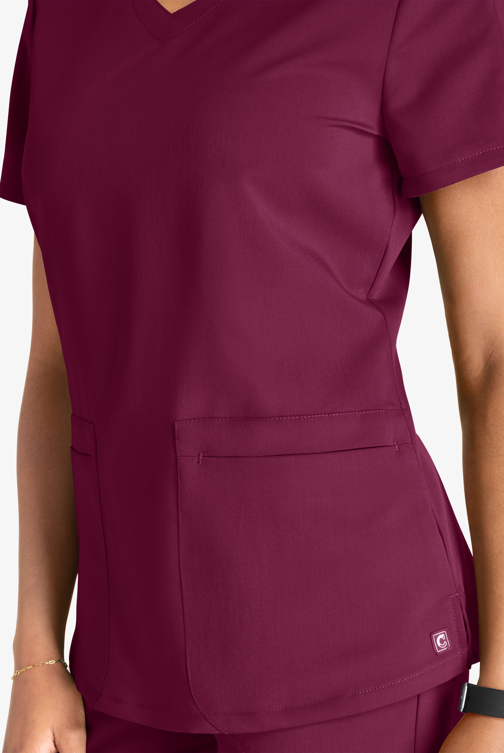 Cherokee Atmos Women's 2-Pocket STRETCH Coolmax V-Neck Scrub