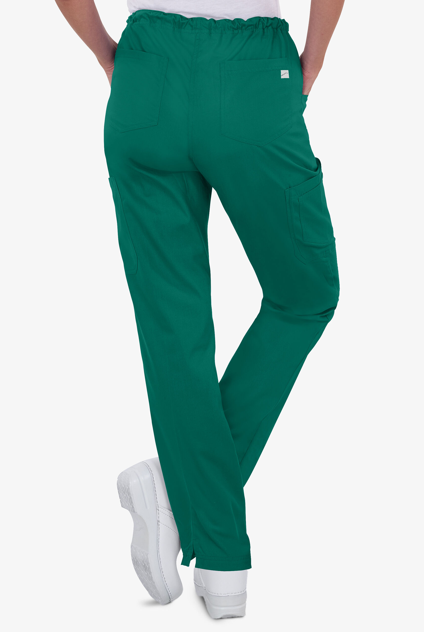 Pantalón médico Butter-Soft con 8 bolsillos y cordón para mujer, Pantalones  Médicos Butter-Soft
