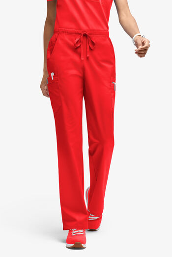 Butter-Soft STRETCH Women&rsquo;s 10-Pocket Mid Rise Straight Leg Scrub Pant