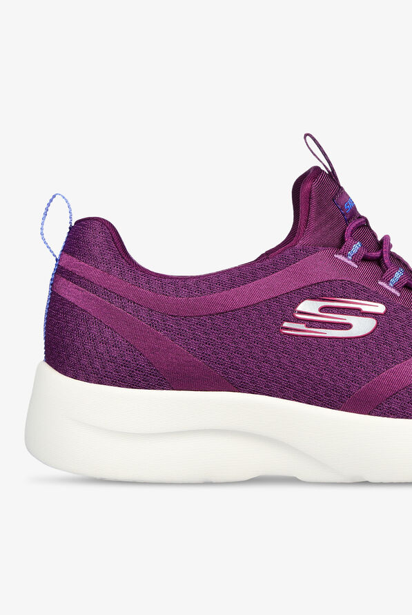 Skechers Sport Women's Dynamight 2.0 Soft Expressions Plum Athletic Slip On Nursing Shoes - null - 4