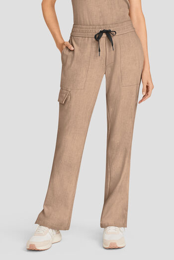 Healing Hands Quest Women's 4-Pocket STRETCH Straight Leg Drawstring Cargo Scrub Pant