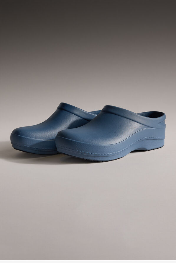 Dansko Women's Kaci SR Blue Backless Clogs - Blue - 3