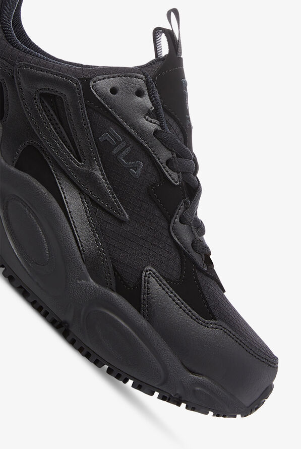 FILA Men's Memory Black Lateshift SR Athletic Lace Up Shoes - null - 2