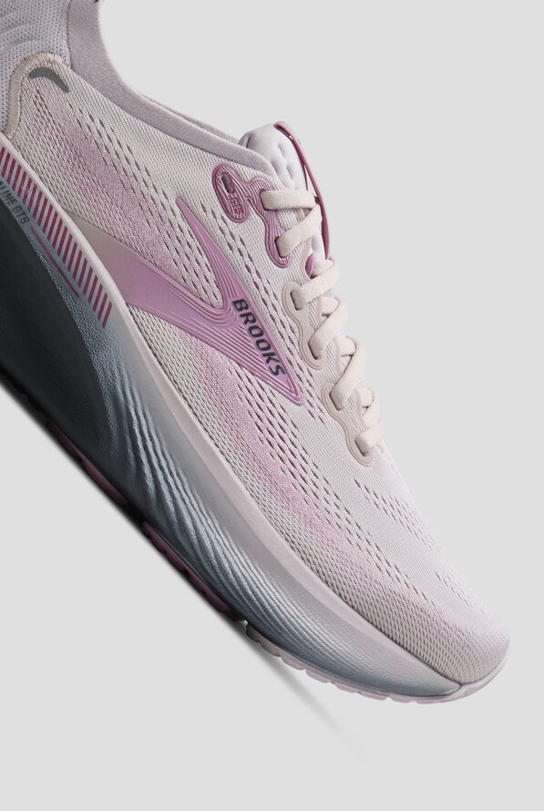 Brooks Women's Adrenaline GTS 25 Mauve/Ebony/Pink Athletic Lace Up Shoes - null - 3