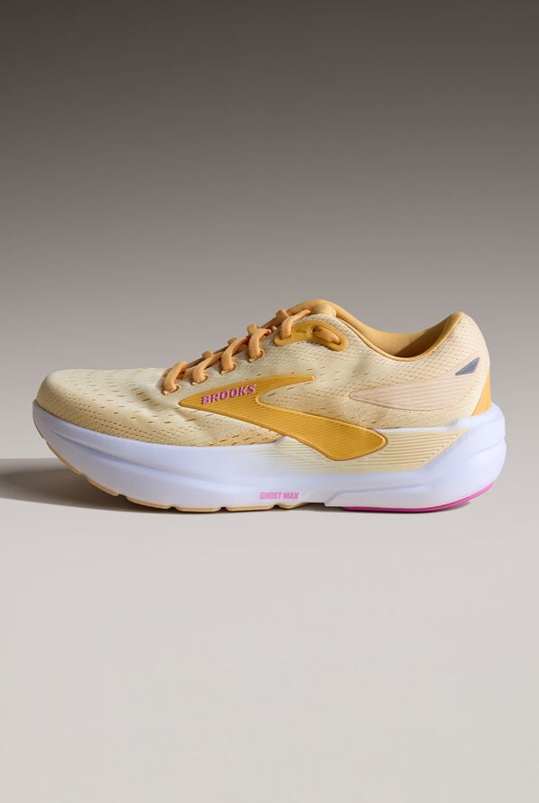 Brooks Women's Ghost Max 3 Apricot/Apricot/Super Pink Athletic Lace Up Shoes - null - 1