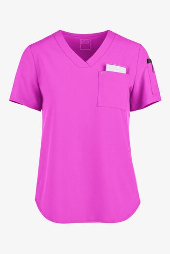 Easy STRETCH Chloe Women's 3-Pocket V-Neck Tuck-In Scrub Top