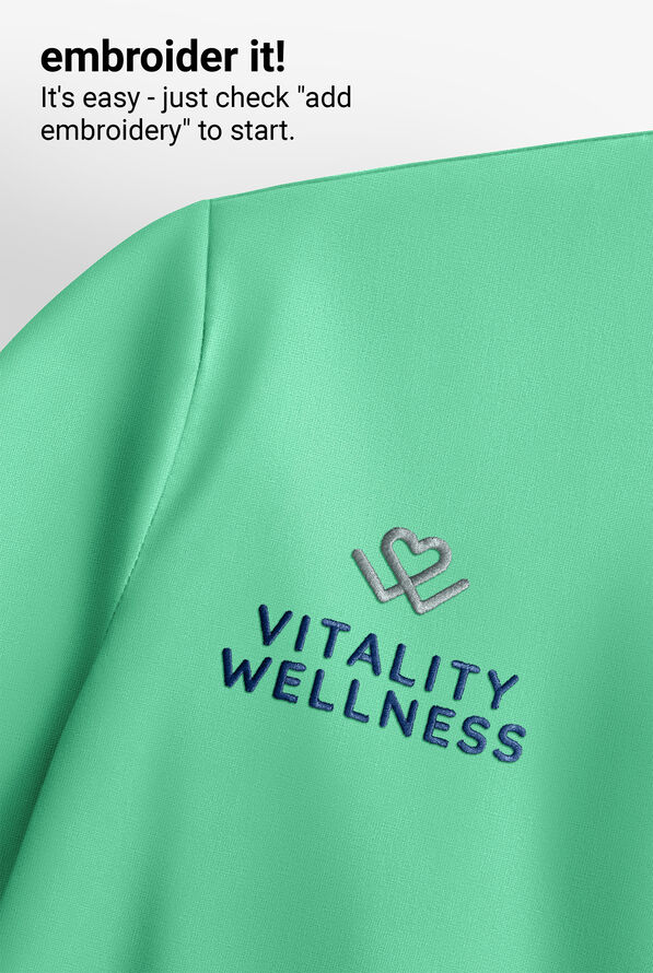 Cherokee Workwear Originals Ultra Women's 2-Pocket V-Neck Scrub Top - Botanical Green - 3