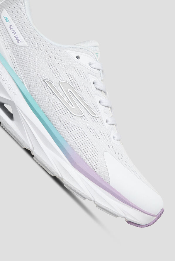 Skechers Performance SLIP-INS: GLIDE-STEP VORTEX Women's White Lace Up Athletic Shoe - null - 3