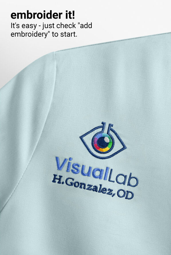 Tafford Active STRETCH Women's 5-Pocket Jogger Scrub Set - Ocean Mist - 4