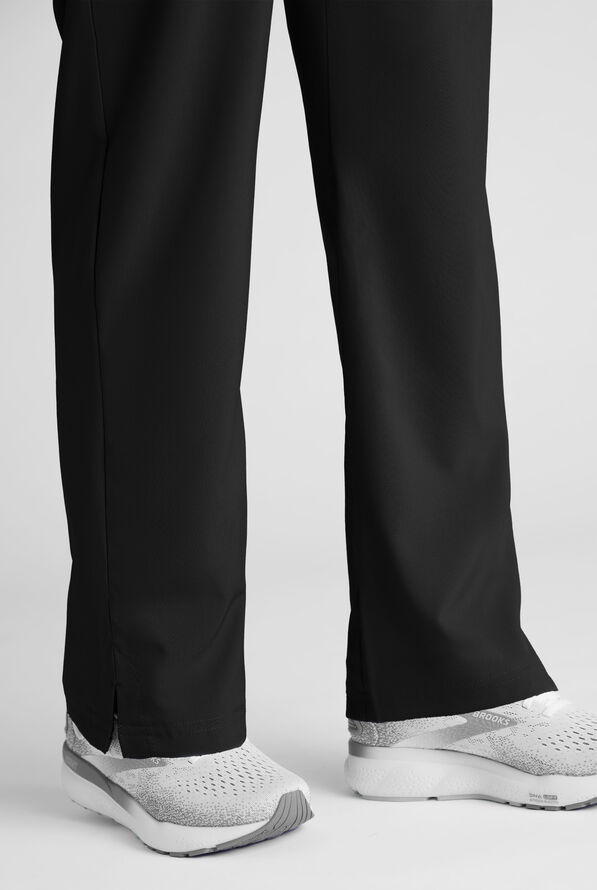 Easy STRETCH Women's 8-Pocket Scrub Set - Petite - Onyx Black - 10