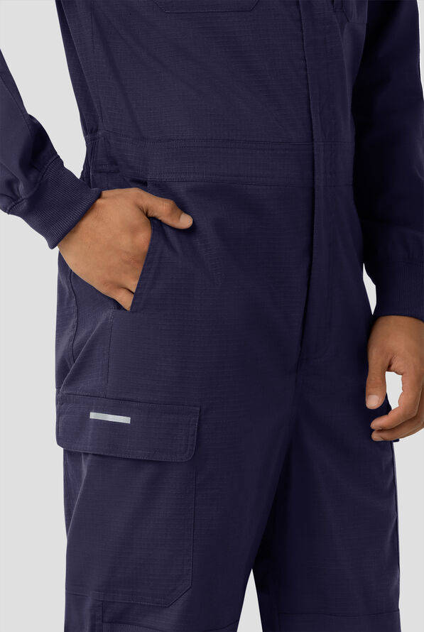 Mono m&eacute;dico Carhartt Rugged Flex FLD & RSCU Ripstop STRETCH con mangas largas y 11 bolsillos para hombre - Dark Navy - 3