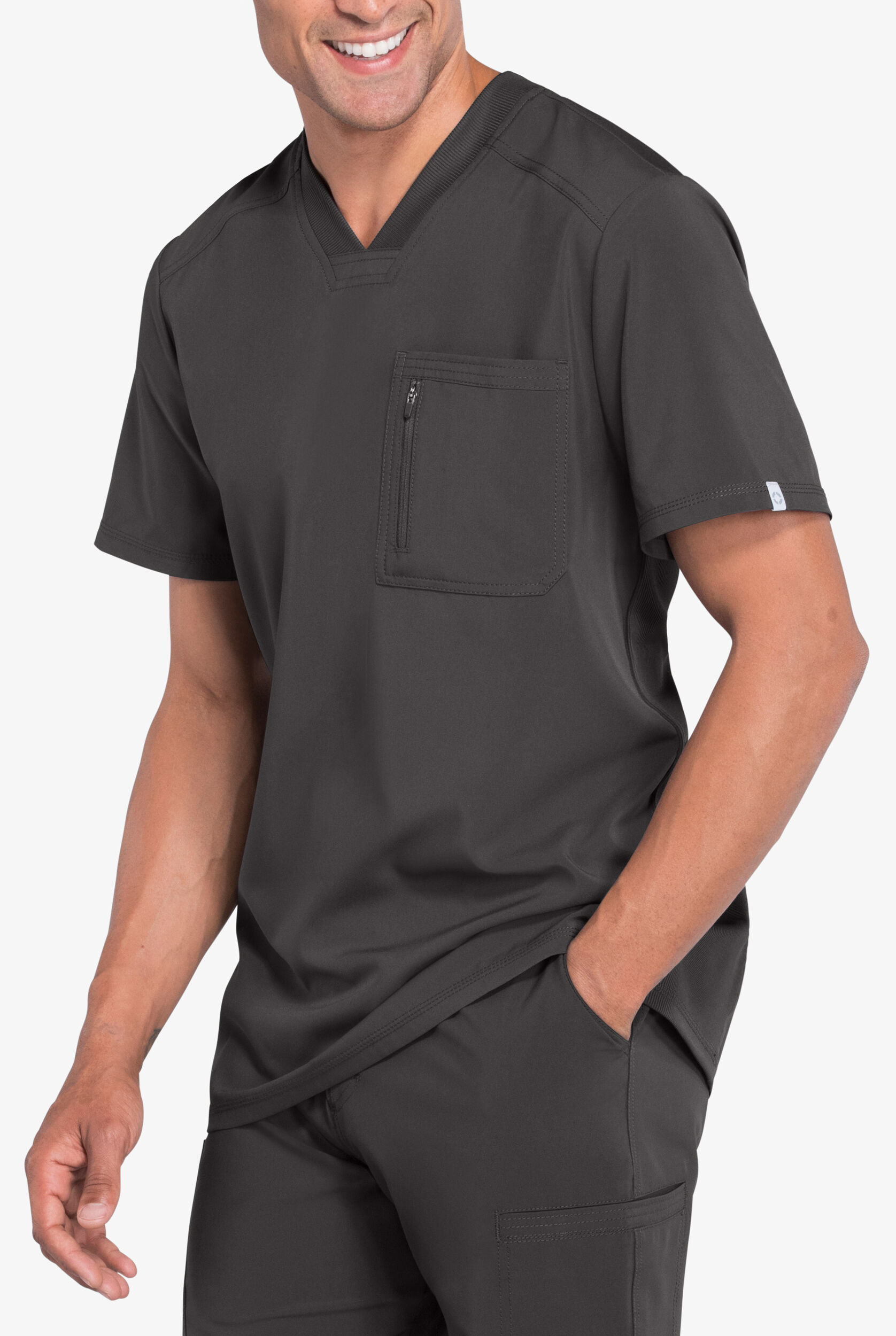 cocoページ Cherokee Infinity Men's One Pocket Scrub Top, Men's Nursing