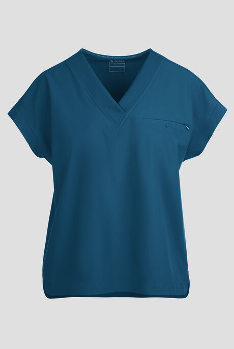 Infinity Pursuit Women's 1-Pocket STRETCH V-Neck Dolman Sleeve Scrub Top