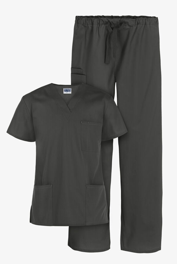 UA Strictly Scrubs Unisex Scrub Set - Pewter - 1